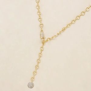 Ettika Circle Chain Adjustable 18K Necklace